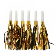 30 Pieces Gold Noise Makers for Adults Kids Party Horns and Blowers Noisemakers for Birthday Christmas Sporting Events New Years Eve Party Favors Supplies